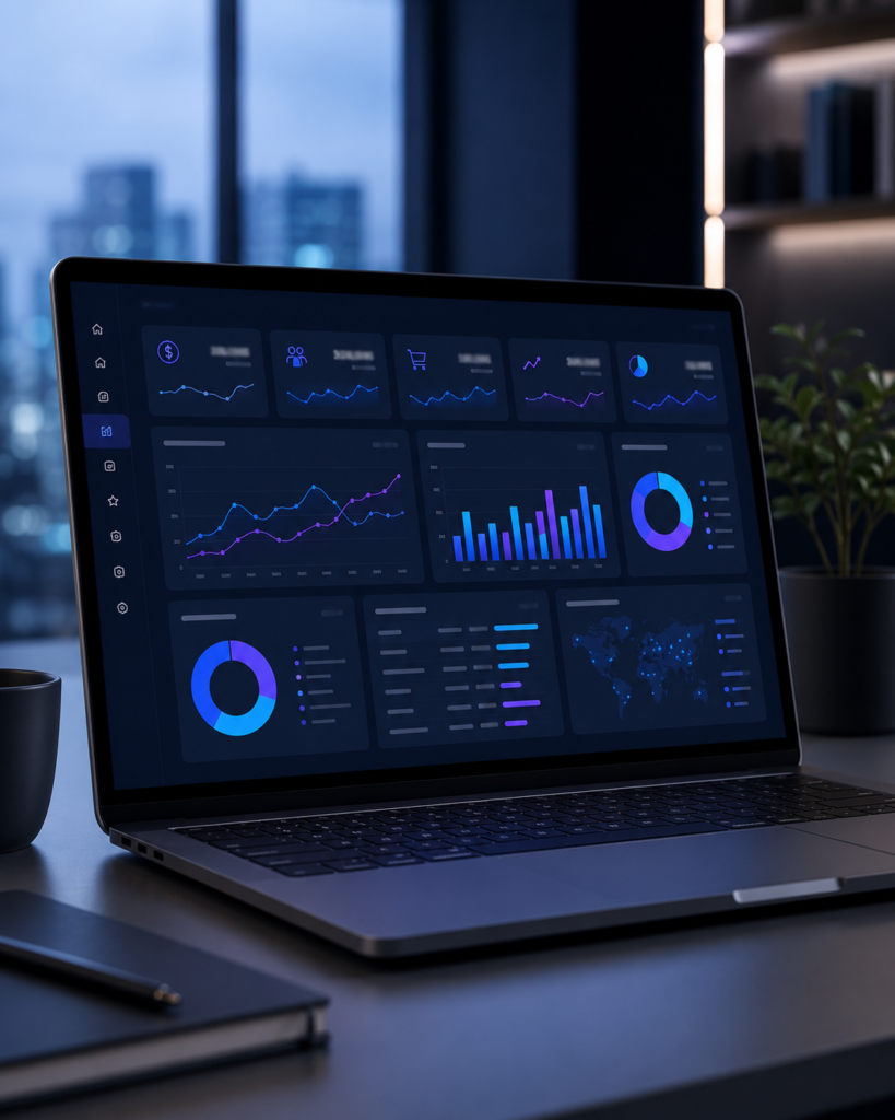 Home imagem 1 — dashboards e indicadores